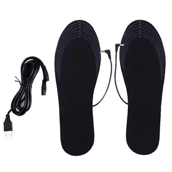 USB Încălzit Tălpi de Pantofi | Electric Reîncărcabil Picior de Încălzire Pad | Moale Picioarele Calde Ciorap Pad Mat, Cu